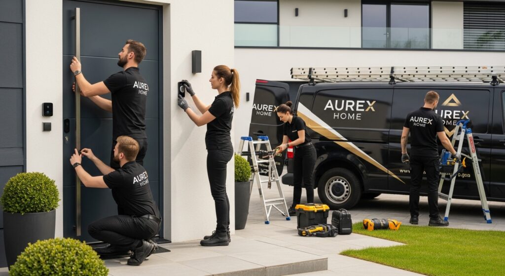 Aurex_Home_Team_working